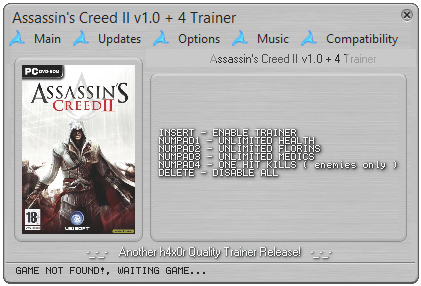 Assassins Creed 2 Mega Trainer 1.01 Freel
